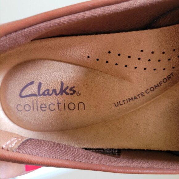 Clarks Collection Women's Brown ELLOWYN LUX Ultimate Control US 7M - Picture 7 of 8